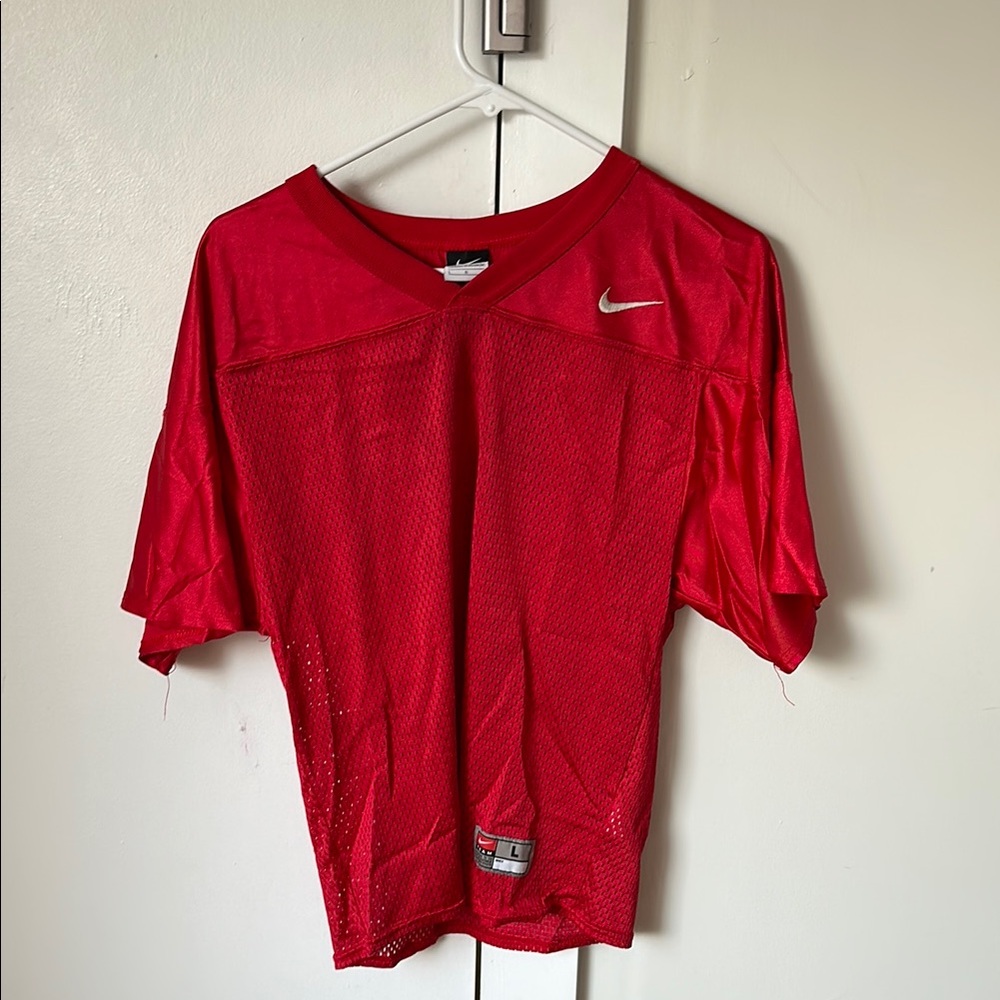 Vintage Nike Red Mesh Athletic Jersey